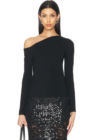 ENZA COSTA Exposed Shoulder Top in