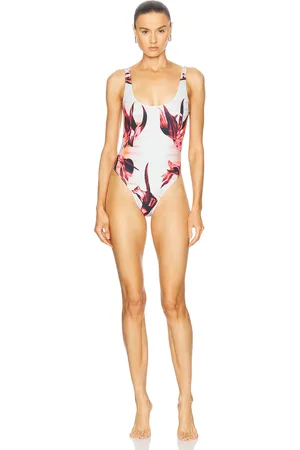 Jean Paul Gaultier Flower Body Morphing Mariniere One Piece in Pink
