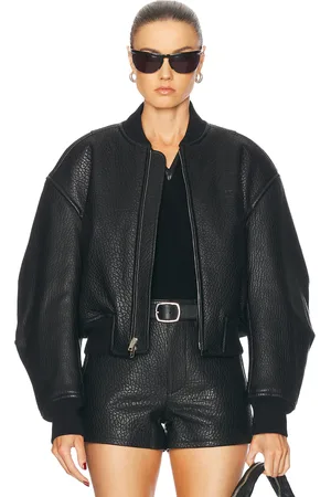 Alexander Wang Cropped Bomber Jacket in