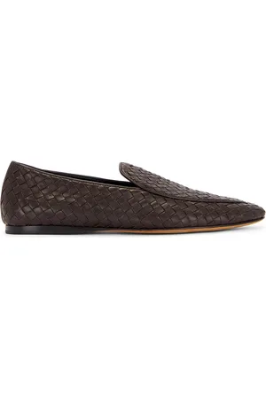The Row Hereditas Flat Loafer in Brown