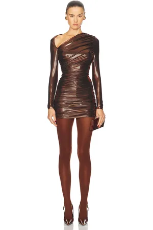 Retrofete Kaylor Dress in Metallic Bronze
