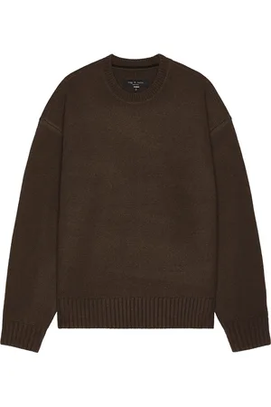RAG&BONE Clarkson Crew Sweater in Brown