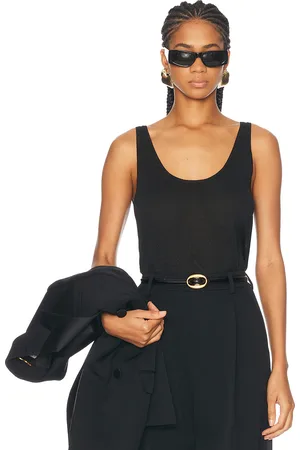 Saint Laurent Tank Top in Black