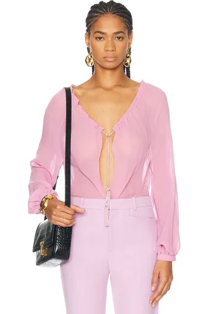 Tom Ford Long Sleeve Blouse in Pink