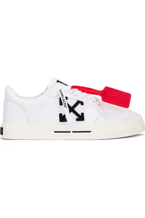OFF-WHITE New Low Vulcanized Canvas Sneaker in White