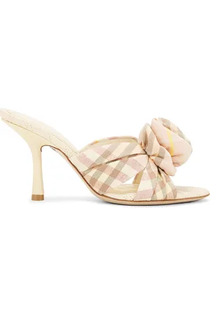 Burberry Mews Rose Sandal in Cream