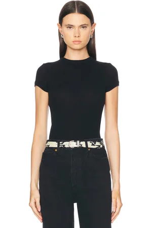 ENZA COSTA Cashmere Cap Sleeve Crewneck Top in