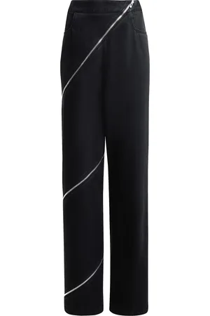 Alaïa Spiral Wide Leg in Black