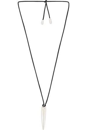 Sophie Buhai Small Spear Pendant Necklace in Metallic Silver