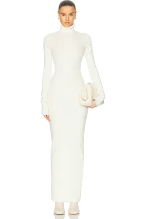 ÉTERNE Long Sleeve Turtleneck Maxi Dress in