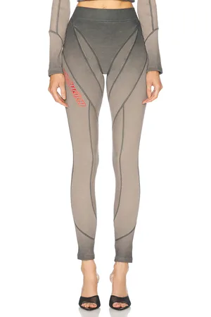 Alexander Wang Blade Logo Legging in Grey