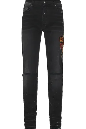 AMIRI Vintage Patch Skinny Jean in Black