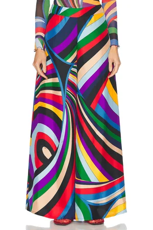 Emilio Pucci Wide Leg Trouser in Purple