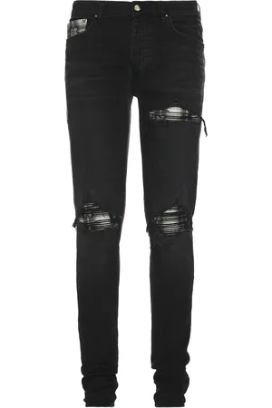 AMIRI MA Quad Plaid MX1 Jean in Black