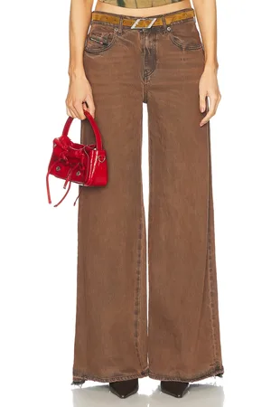 Diesel Mid Rise Wide Leg in