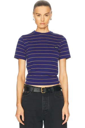 Miu Miu Short Sleeve Tee in Blue