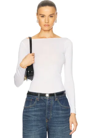 AYA MUSE Boatneck Long Sleeve Tee in