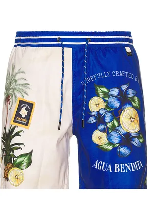 Agua Bendita Joe Trunk in Blue, Beige