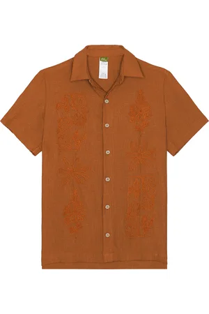 Agua Bendita Jack Shirt in Metallic Copper