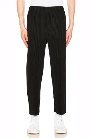 Issey Miyake Straight Leg Trousers in