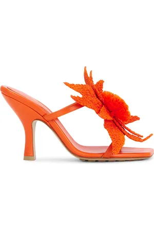 Bottega Veneta Adam Sandal in Orange