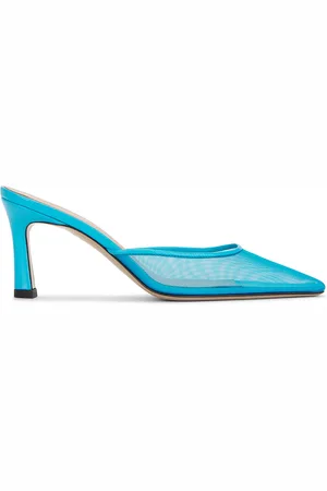 The Attico Juno 75mm Mule in Blue