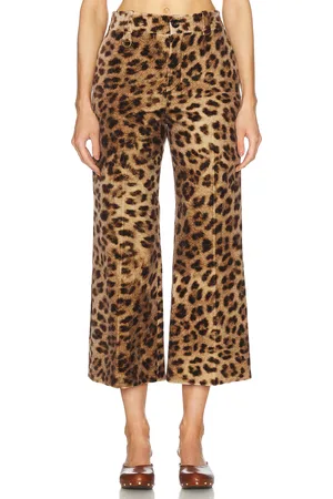 Chloé Leopard Pant in Brown