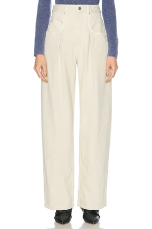Isabel Marant Rachelle Wide Leg in Cream