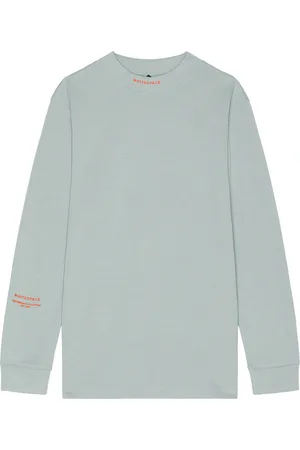 Whitespace Merino Baselayer Mockneck Tee in Blue