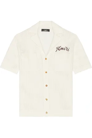 AMIRI Mesh Polo in White