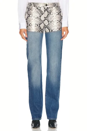 BRANDON MAXWELL The Wyatt Straight Leg in Blue