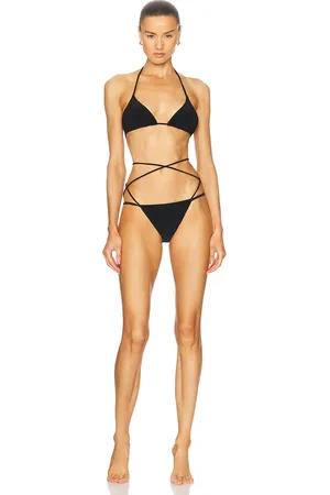Norma Kamali Criss Cross Bikini Set in