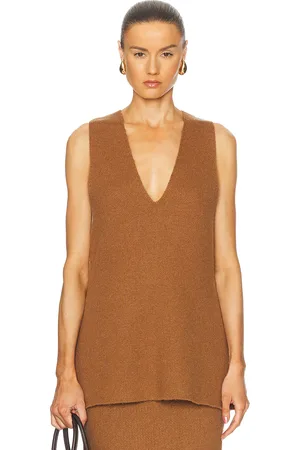 SER.O.YA Honey Knit Tunic in Brown