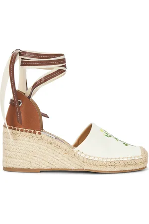 Stella McCartney Gaia Bananatex Wedge in Cream