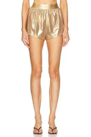 VERSACE Swim Short in Metallic Gold