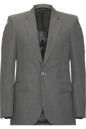 Givenchy Single Breasted Blazer Jacket in Grey