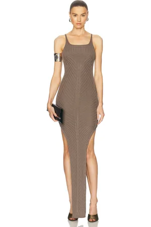 Rick Owens Tank Dress in Brown