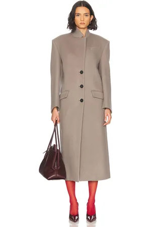 The Attico Long Coat in Light