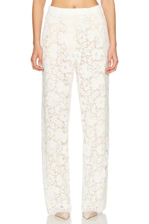 SANS FAFF Estelle Lace Pintuck Pant in