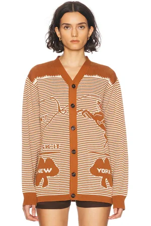 BODE Buckaroo Cardigan in Brown