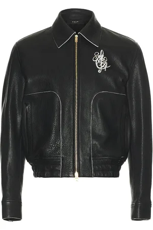 AMIRI MA Music Note Leather Blouson in