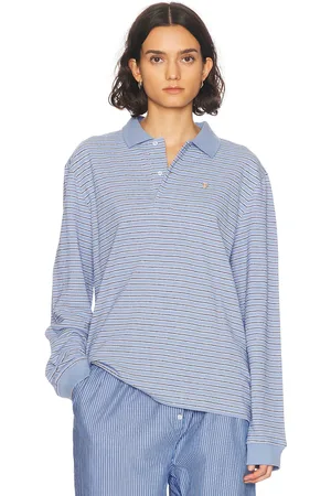 Saks Potts Serena Polo Shirt in Blue