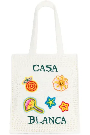 Casablanca Large Crochet Tote Bag in