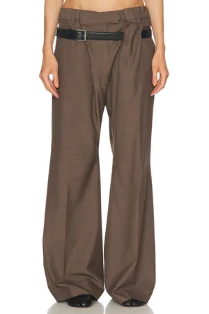 Acne Studios Partar Wide Leg in Brown