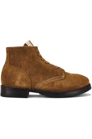 VISVIM Brigadier Folk Boots in Tan