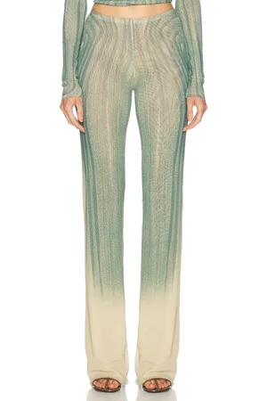 Jean Paul Gaultier Spiral Trouser in Sage