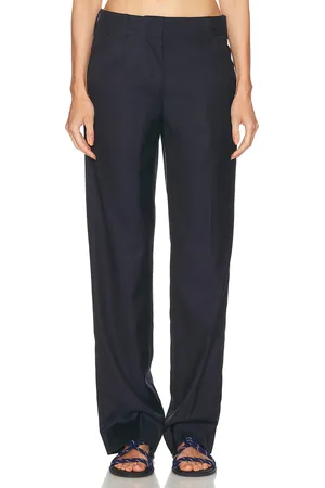 Miu Miu Wide Leg Pant in Navy