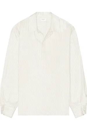 Saint Laurent Long Sleeve Shirt in White