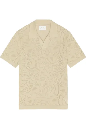 NN.07 Ryan Flower Polo in Tan