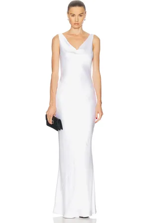 Norma Kamali Maria Gown in White